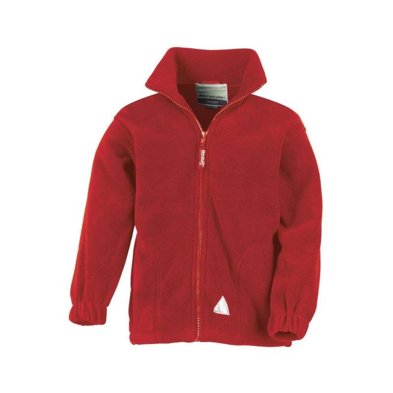 Active Fleecejacke Mit Reißverschluss Unisex Rot Bunt 12A von Result