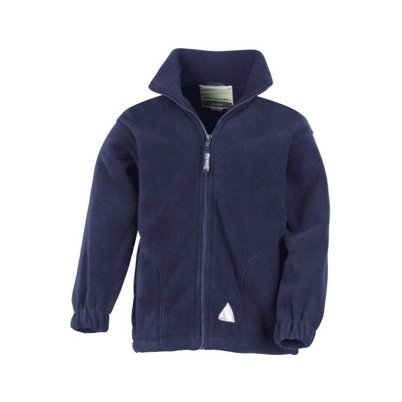 Active Fleecejacke Mit Reißverschluss Unisex Marine 3-4A von Result