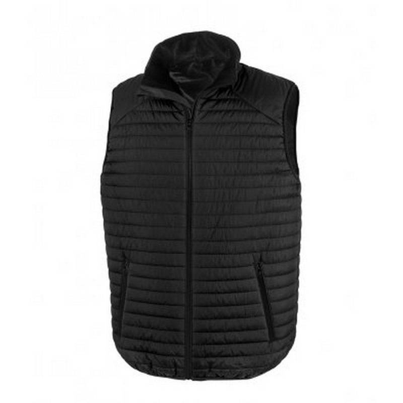 Thermo Steppgilet Herren Schwarz 3XL von Result