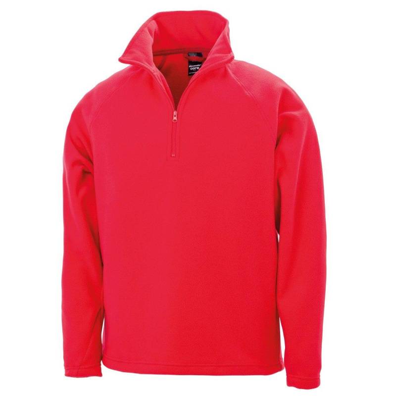 Core Micron Fleecepullover Herren Rot Bunt 3XL von Result