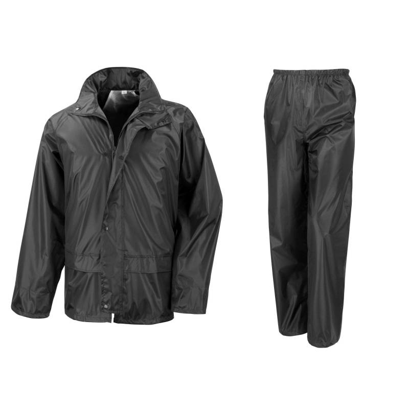 Core Regenset, Hose Und Jacke Herren Schwarz 3XL von Result