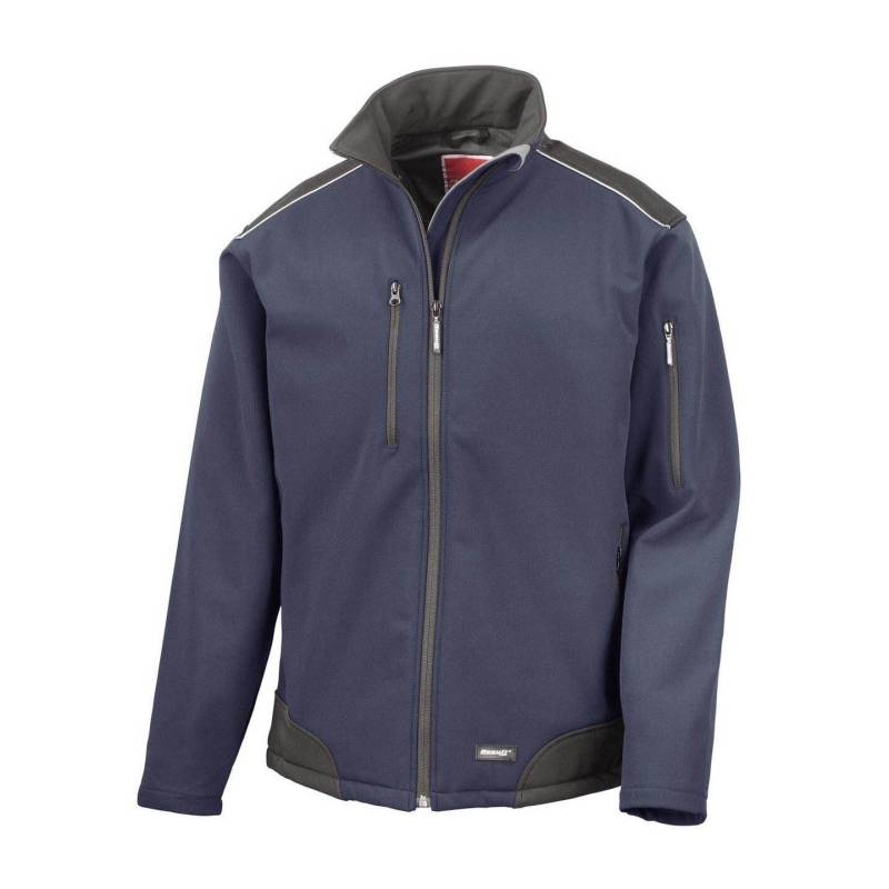 Ripstop Softshelljacke Herren Marine 3XL von Result