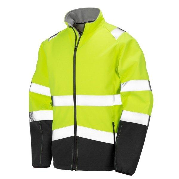 Safeguard By Softshelljacke Zum Bedrucken Sicherheit Herren Gelb Bunt 3XL von Result