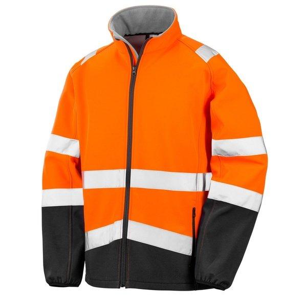 Safeguard By Softshelljacke Zum Bedrucken Sicherheit Herren Orange 4XL von Result