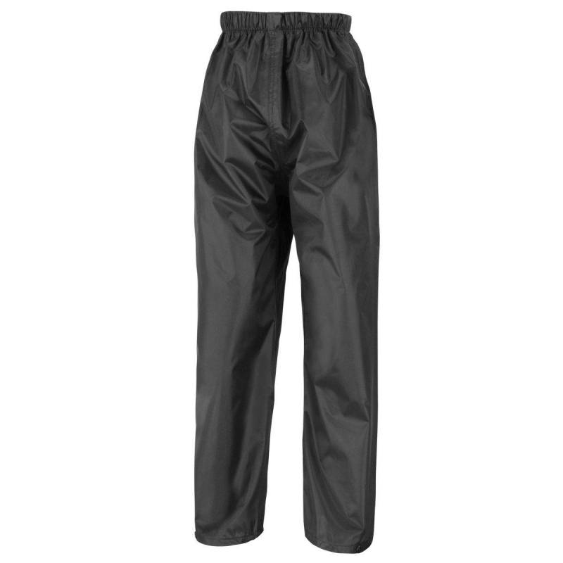 Core Stormdri Regenüberhose Unisex Schwarz 7-8A von Result