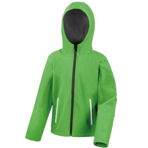 Core Junior Softshelljacke Mit Kapuze Unisex Grün 9-10A von Result