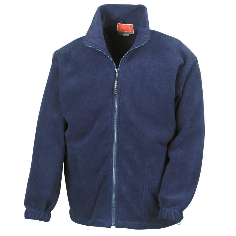 Result - FleeceJacke, Antipilling, für Herren, Marine, Größe L von Result