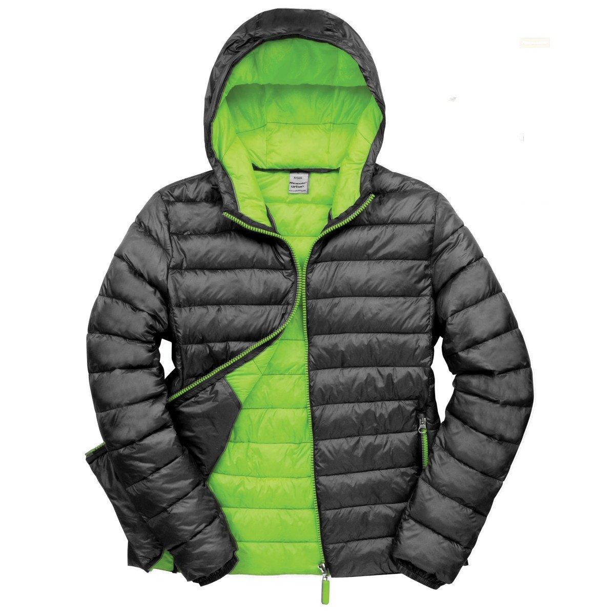 Urban Snowbid Steppjacke Winterjacke Herren Schwarz L von Result