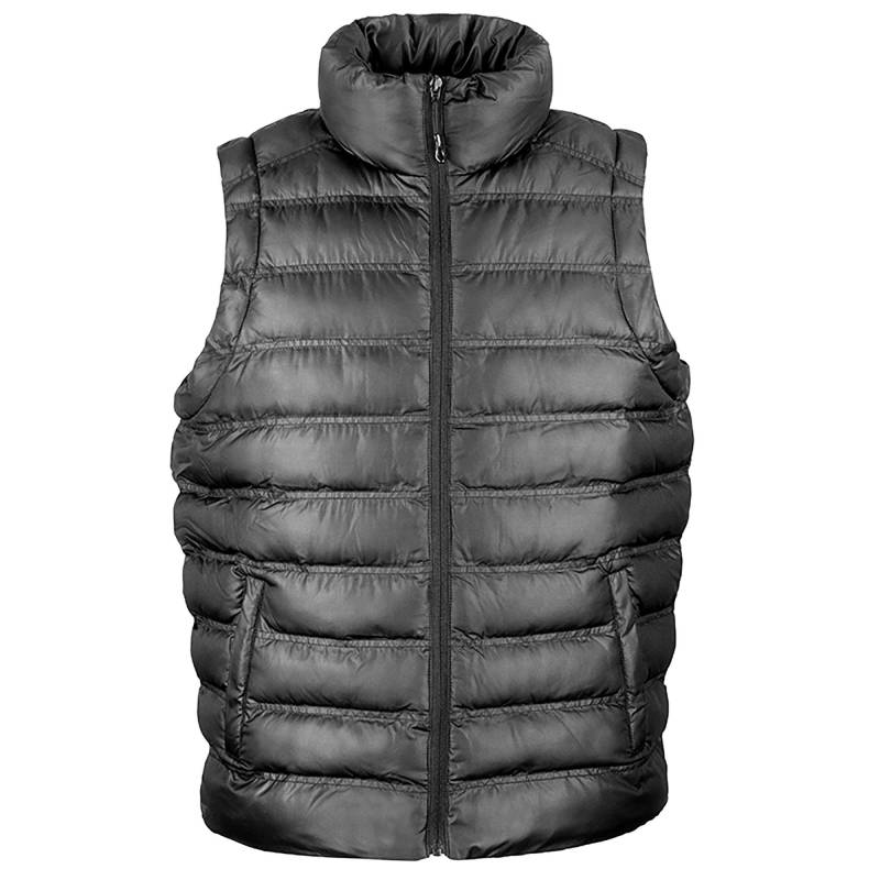 Result - Ice Bird Steppweste Bodywarmer, für Herren, Schwarz, Größe L von Result