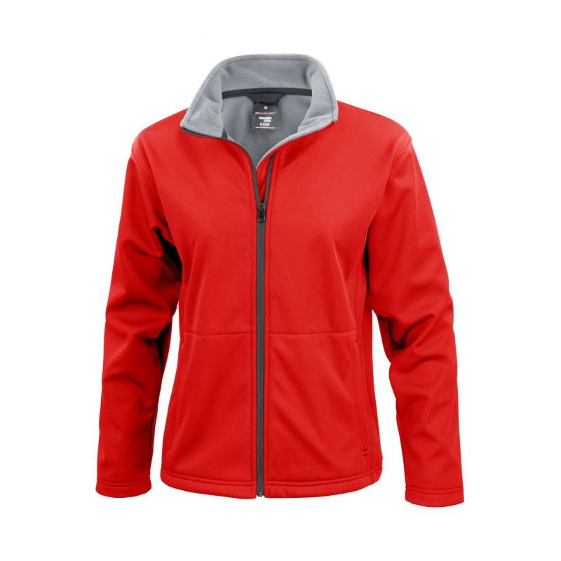 Result - Core SoftshellJacke, für Damen, Rot Bunt, Größe L von Result