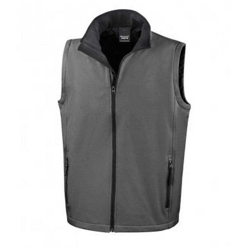 Core Soft Shell Bodywarmer Herren Charcoal Black L von Result