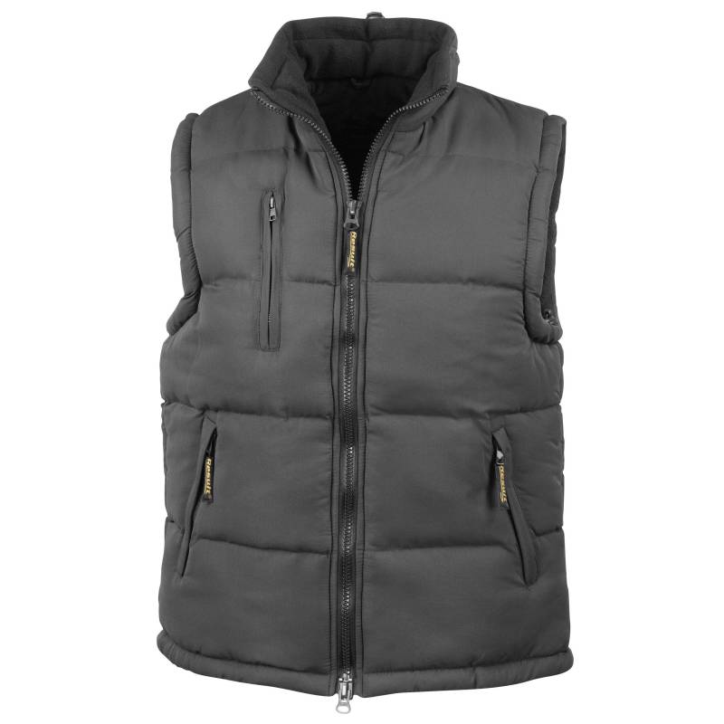 Bodywarmer Steppweste, Wasserabweisend, Winddicht Herren Schwarz L von Result