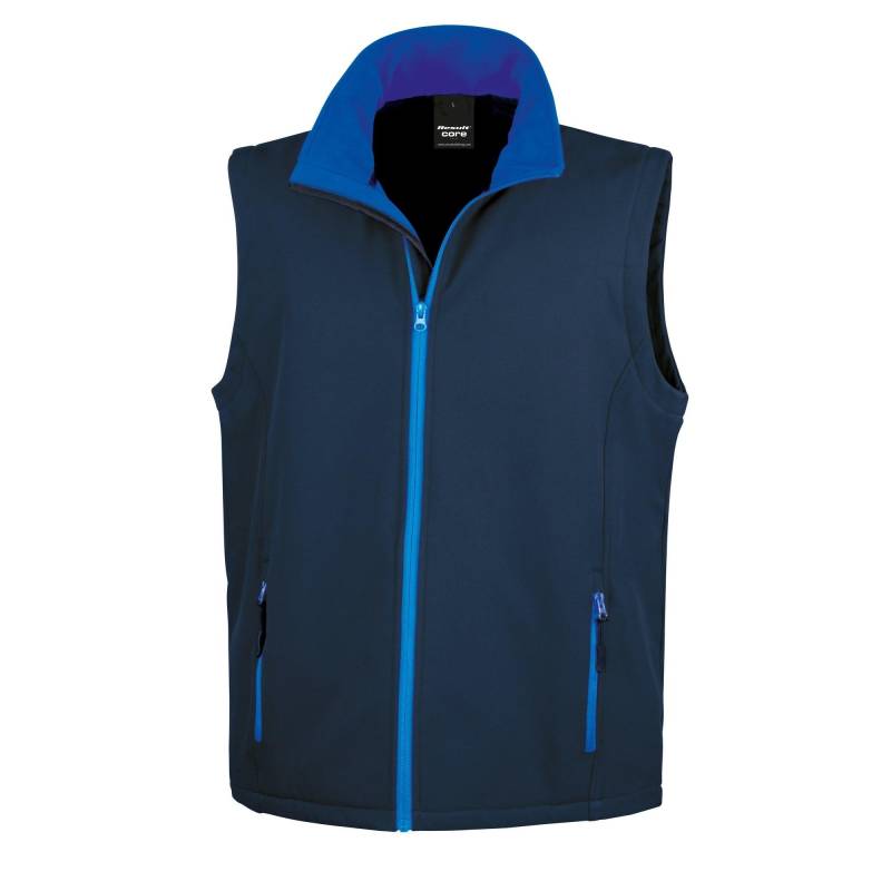 Core Softshell Bodywarmer Gilet Herren Marine L von Result