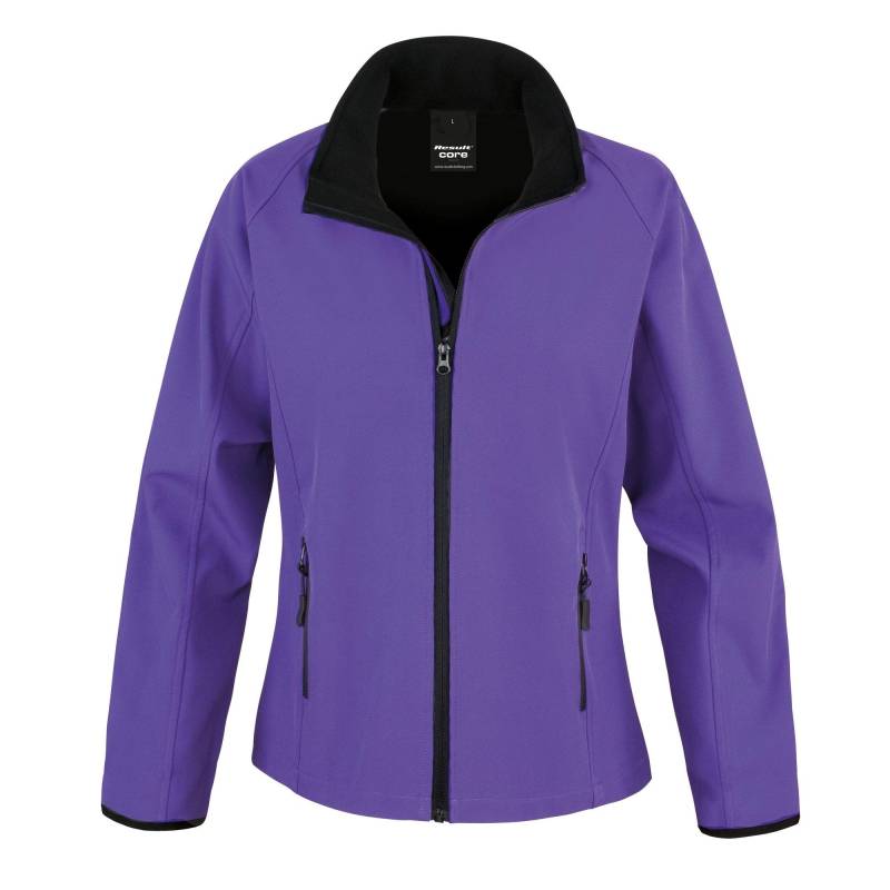 Core Softshelljacke, Bedruckbar Damen Lila M von Result