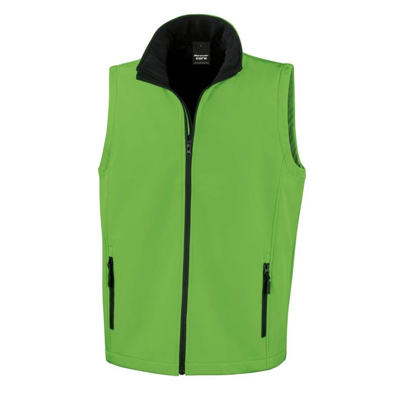 Result - Core Softshell Bodywarmer Gilet, für Herren, Grün, Größe M von Result