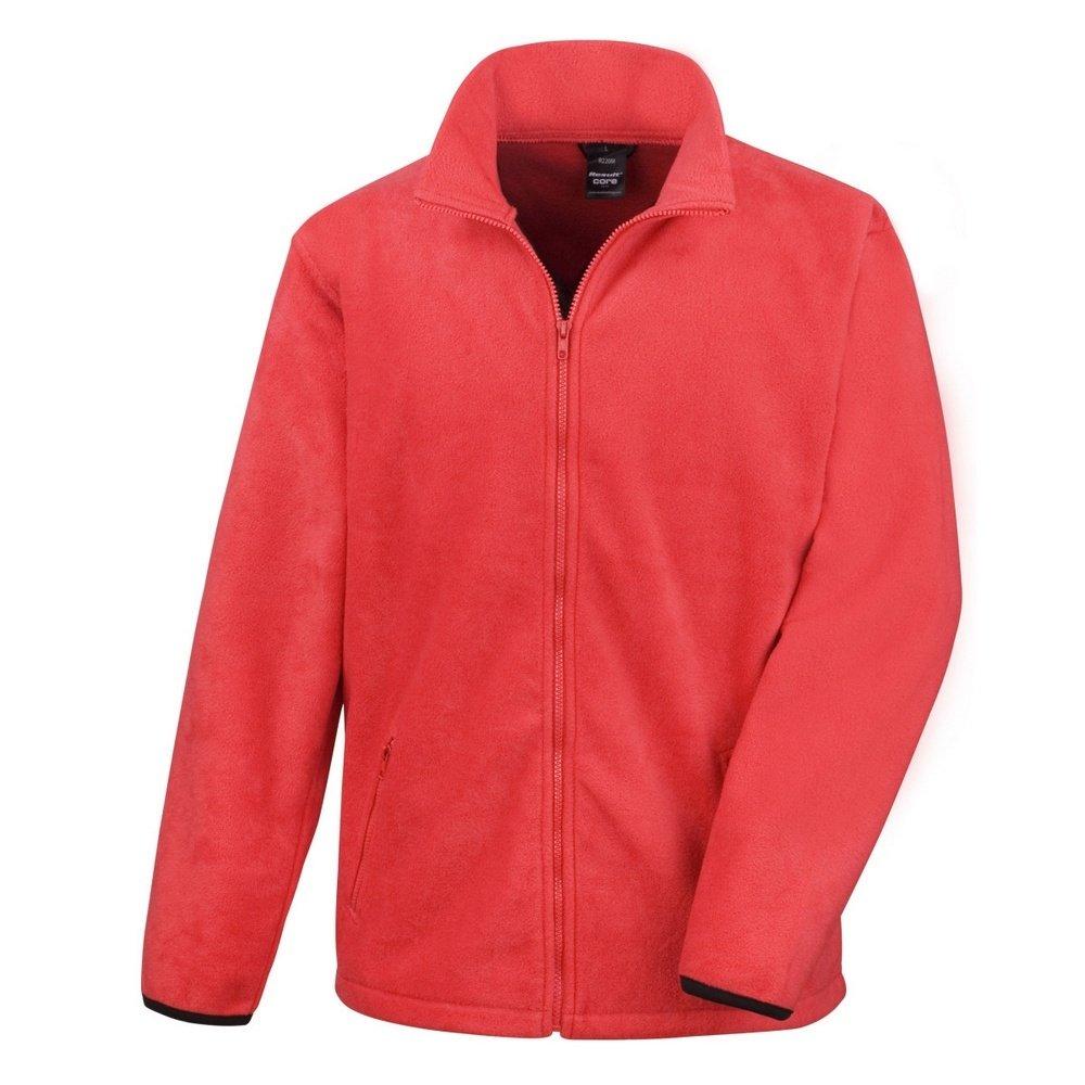 Result - Core FleeceJacke, für Herren, Rot Bunt, Größe M von Result