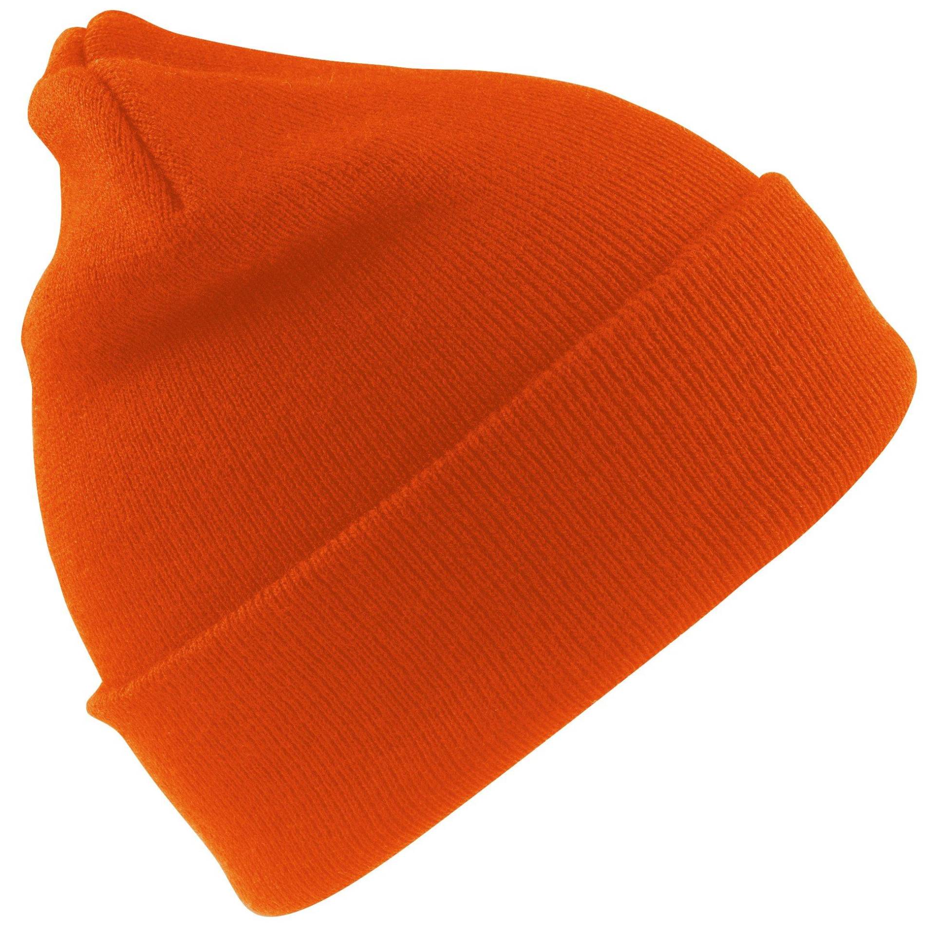 Wollig Thermal Skiwinter Hat Mit 3m Thinsulate Insulation Herren Orange ONE SIZE von Result