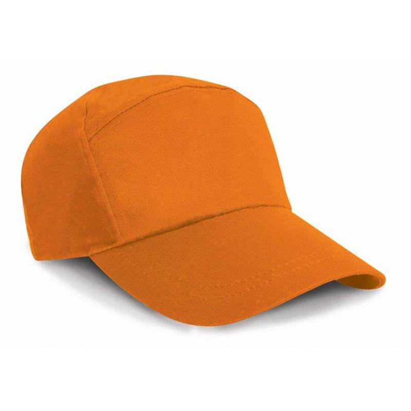 Result - Plain Baseball Cap, für Herren, Orange, One Size von Result