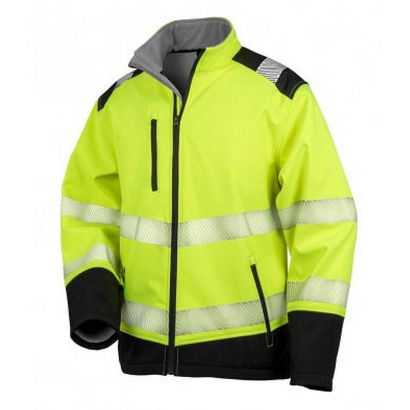 Safeguard By Softshelljacke Sicherheit Herren Gelb Bunt S von Result