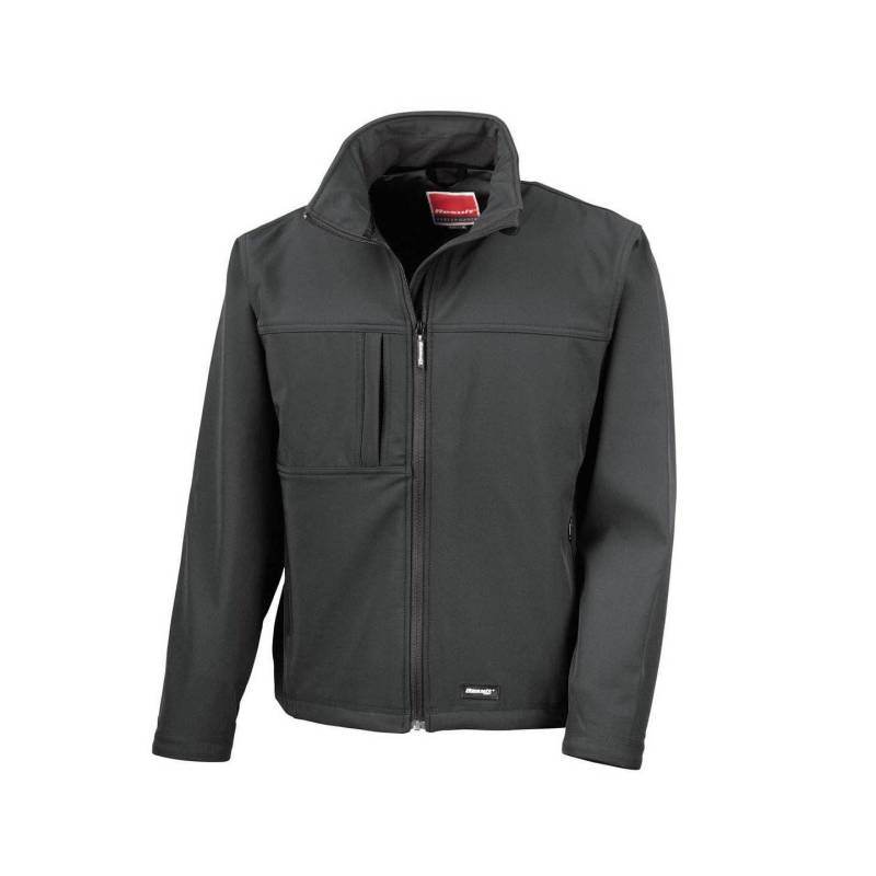 Classic Softshelljacke Herren Schwarz S von Result