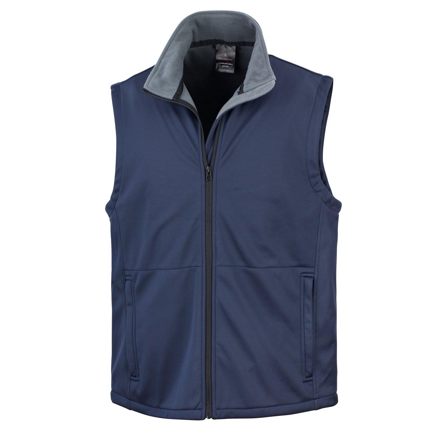 Core Soft Shell Gilet Weste Herren Marine S von Result