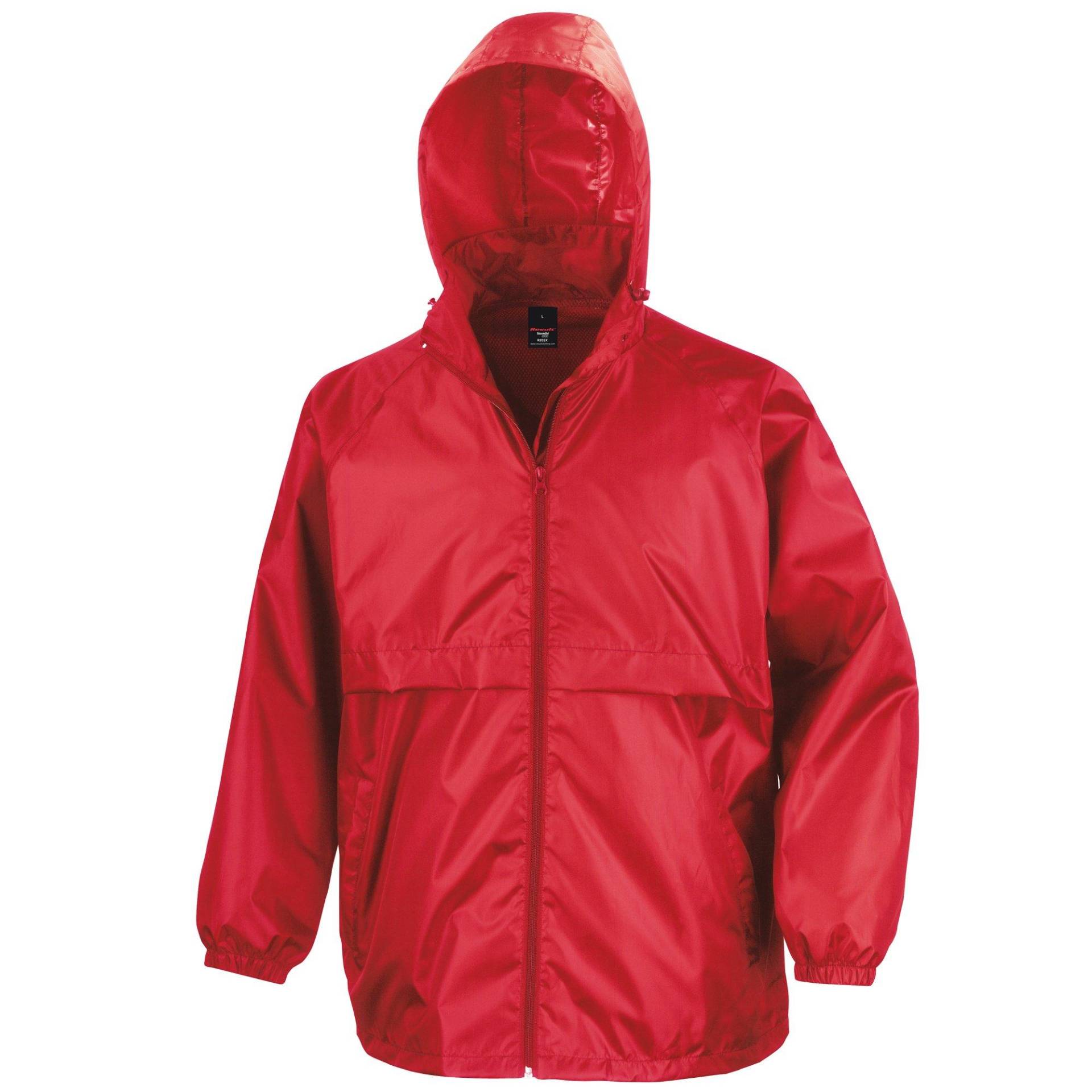 Core Jacke, Leicht, Wasserfest, Winddicht Herren Rot Bunt S von Result