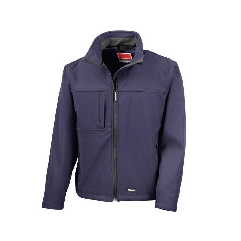 Result - Classic SoftshellJacke, für Herren, Marine, Größe XL von Result