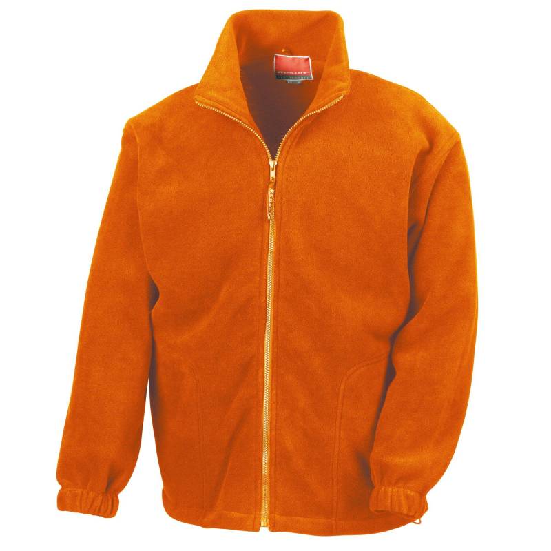 Fleecejacke, Antipilling Herren Orange XL von Result