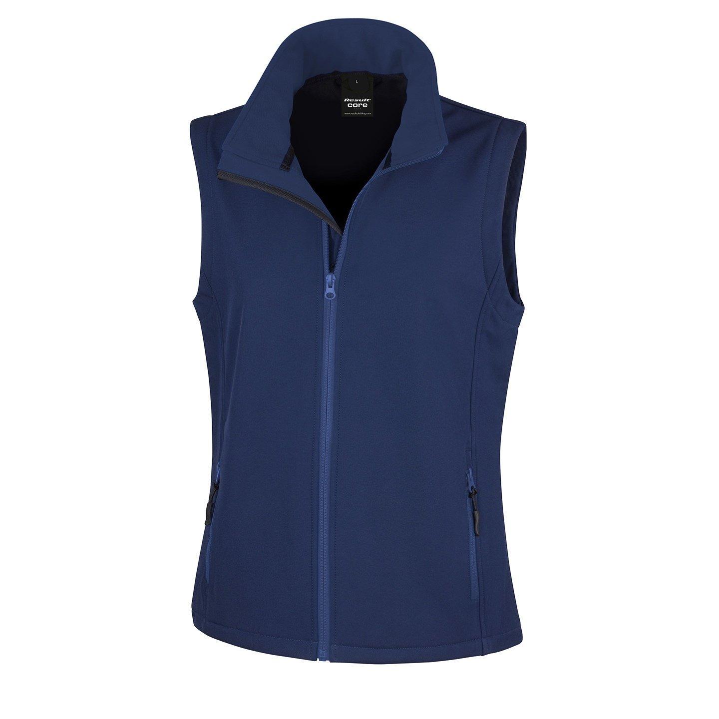 Core Softshell Weste Damen Marine XS von Result