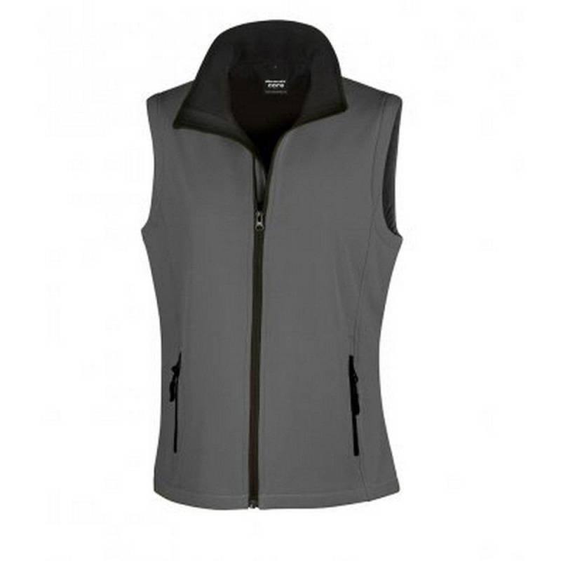 Core Soft Shell Bodywarmer Damen Charcoal Black XXL von Result