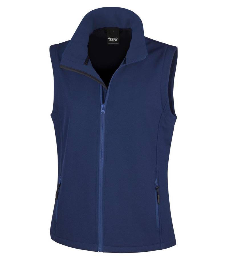 Core Softshell Weste Damen Marine XXL von Result