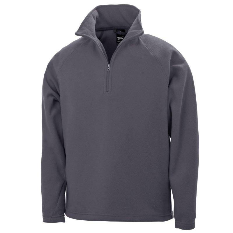 Result - Core Micron Fleecepullover, für Herren, Charcoal Black, Größe XXL von Result