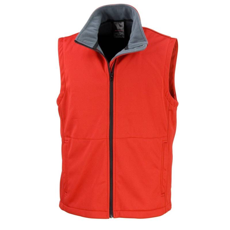 Core Soft Shell Gilet Weste Herren Rot Bunt XXL von Result