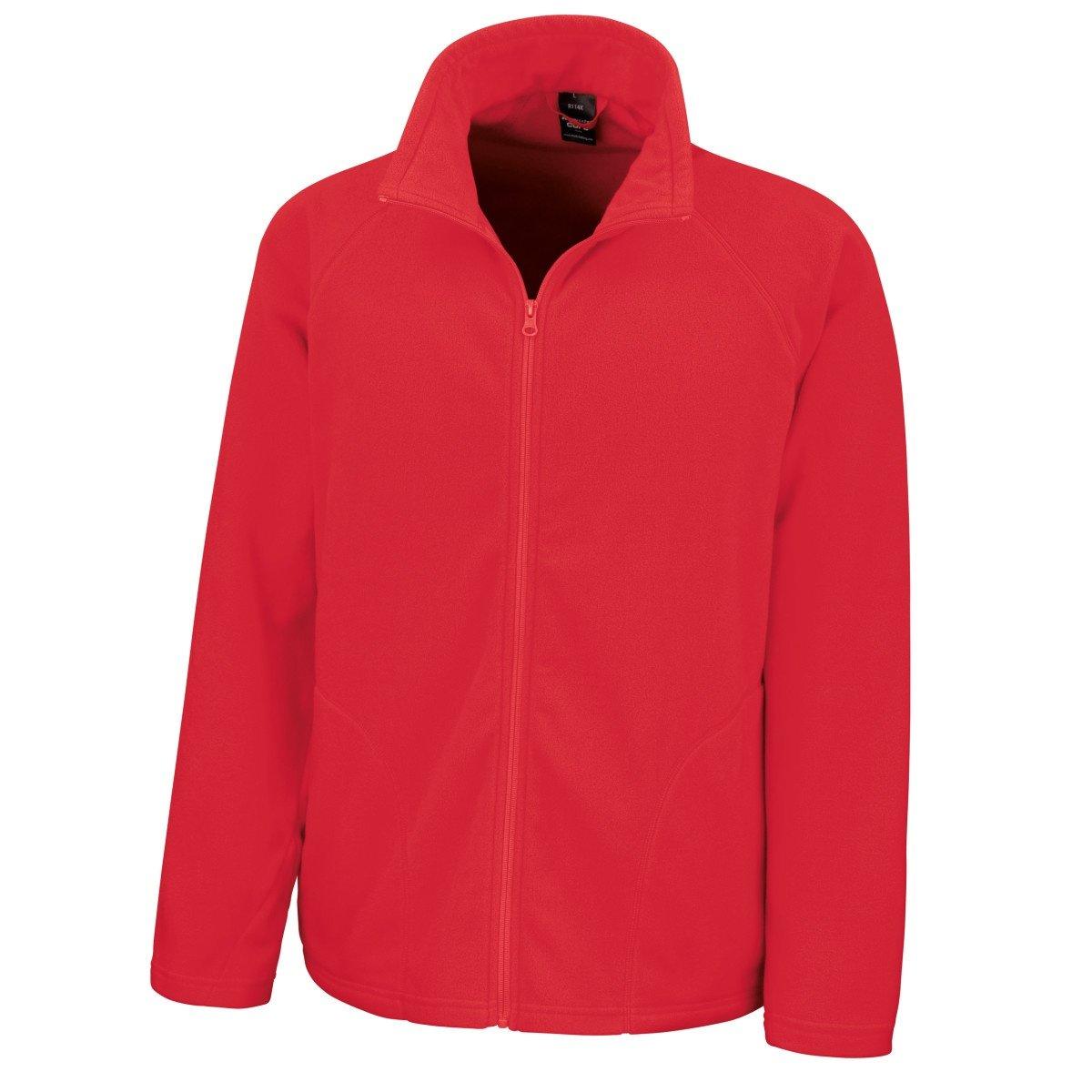 Core Fleecejacke, Antipilling Herren Rot Bunt XXL von Result