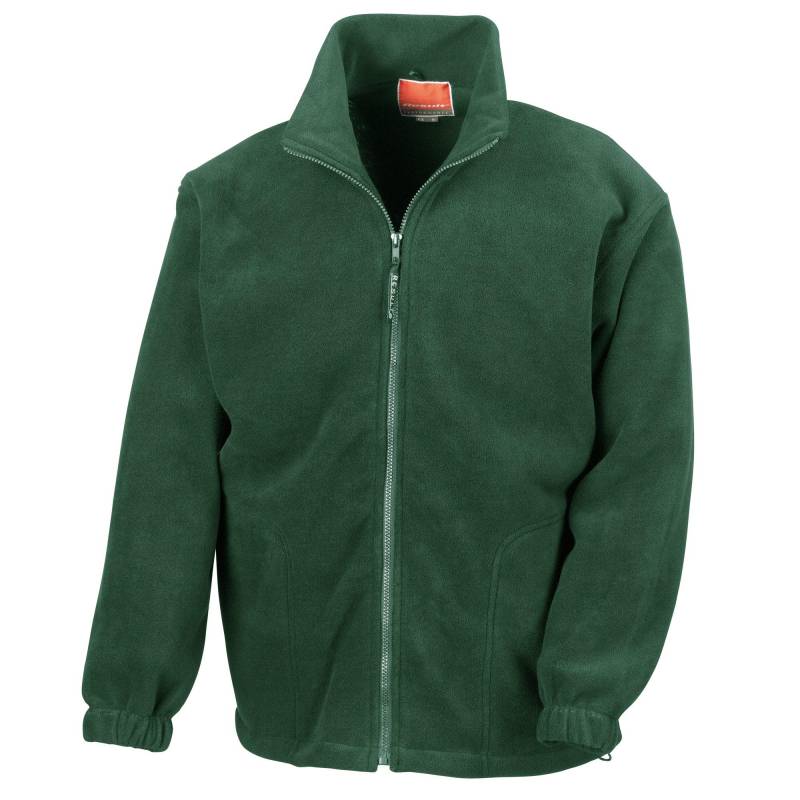 Result - FleeceJacke, Antipilling, für Herren, Waldgrün, Größe XXL von Result