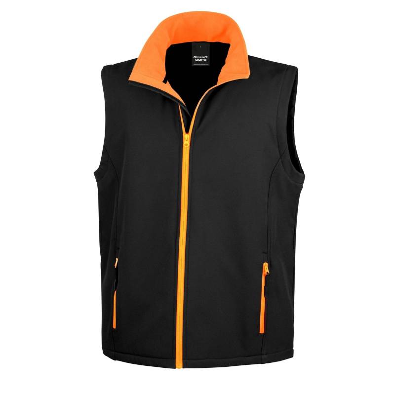 Core Softshell Bodywarmer Gilet Herren Schwarz XXL von Result