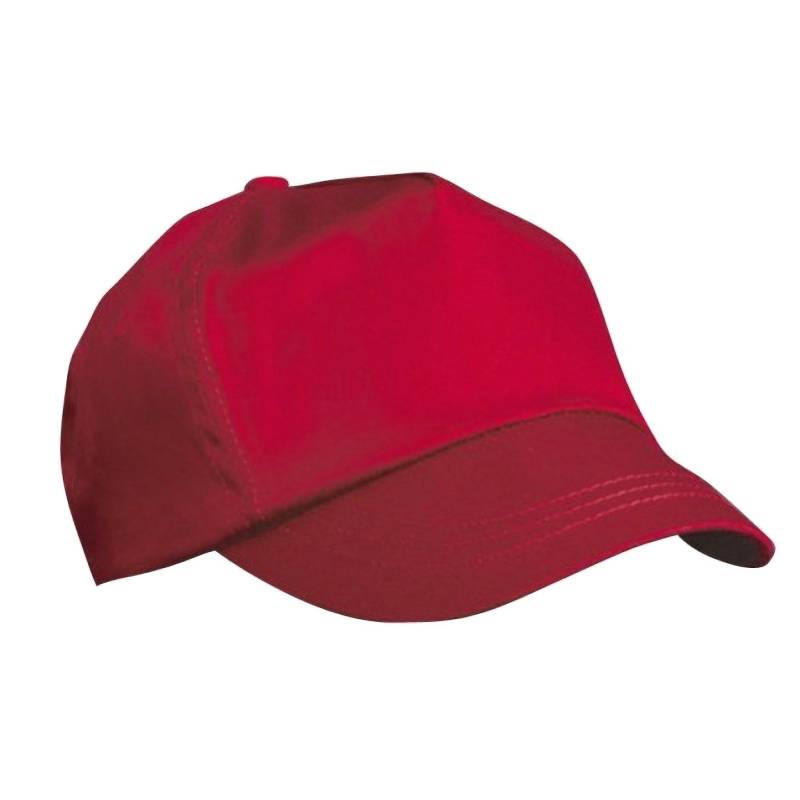 Plain Baseball Cap (2er Pack) Mädchen Rot Bunt ONE SIZE von Result