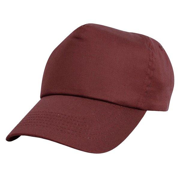 Result - Plain Basebll Cap (2er Pack), One Size, Weinrot von Result