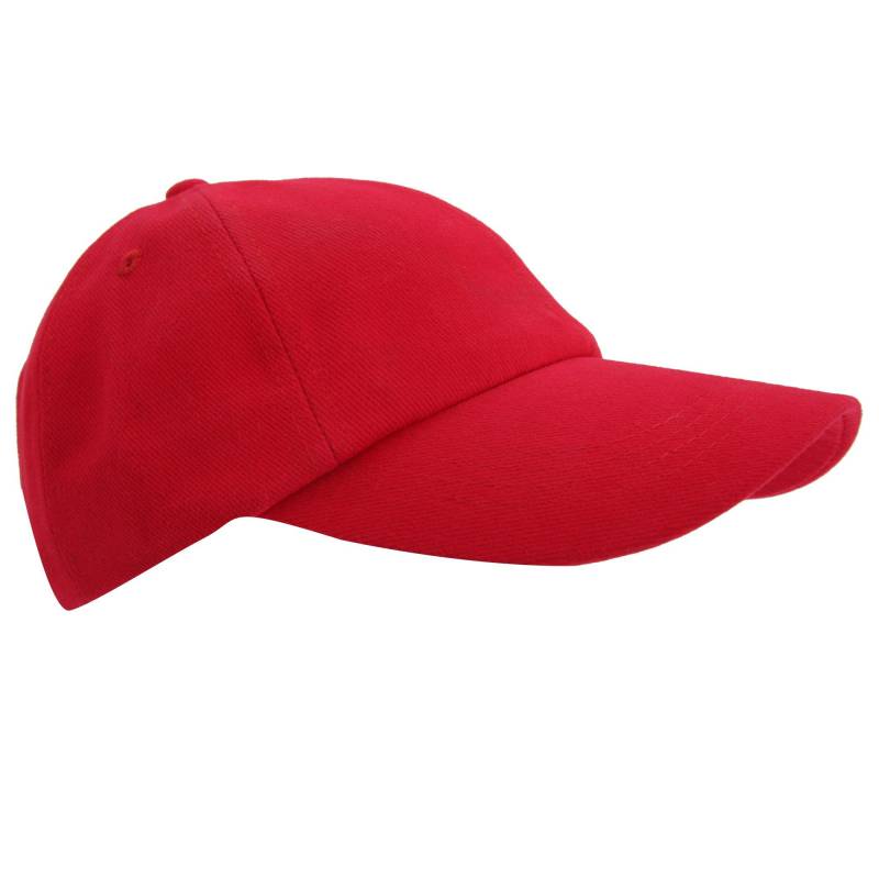 Result - Baseball Kappe mit niedrigem Profil, für Herren, Rot Bunt, One Size von Result