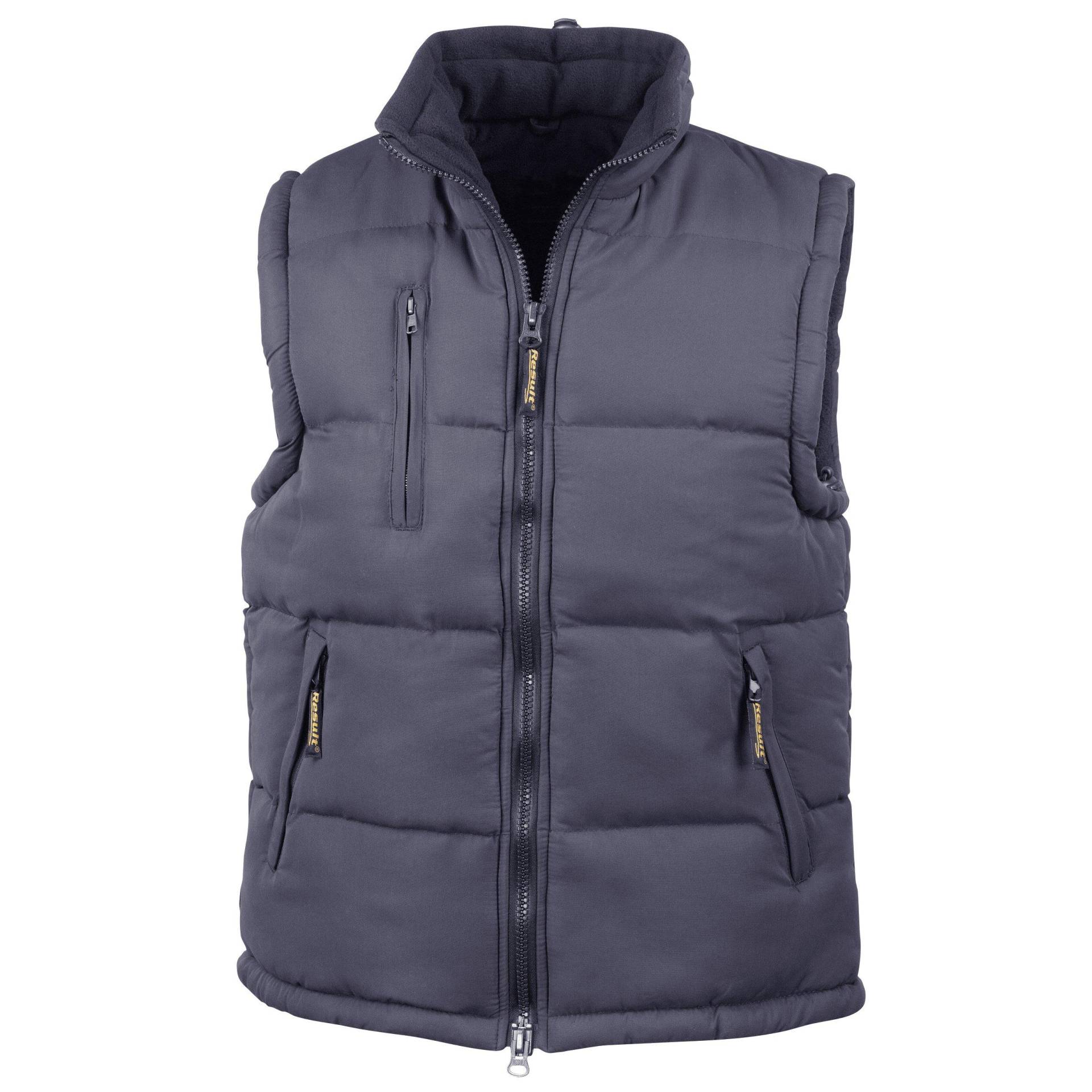 Result - Bodywarmer Steppweste, wasserabweisend, winddicht, für Herren, Marine, Größe S von Result