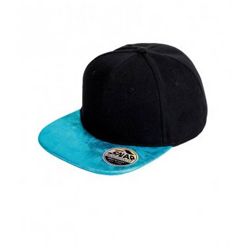 Bronx Glitter Snapback Cap Herren Schwarz ONE SIZE von Result