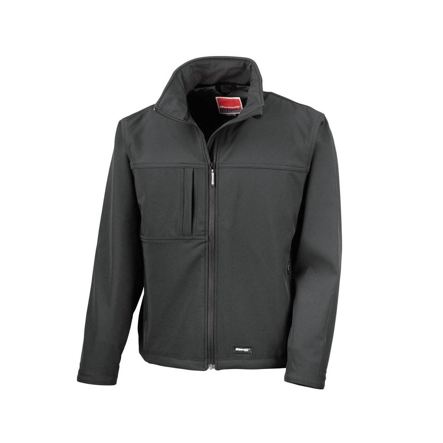 Result - Classic SoftshellJacke, für Herren, Schwarz, Größe L von Result