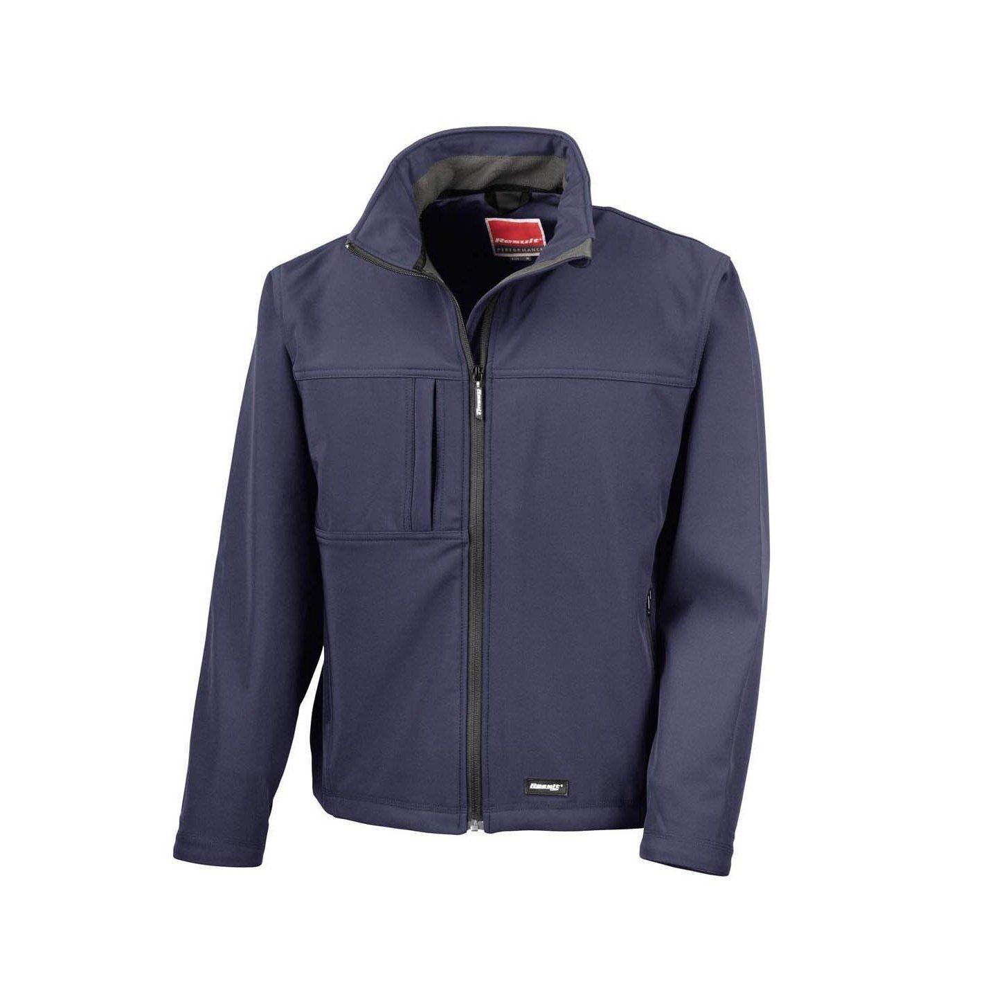 Classic Softshelljacke Herren Marine S von Result