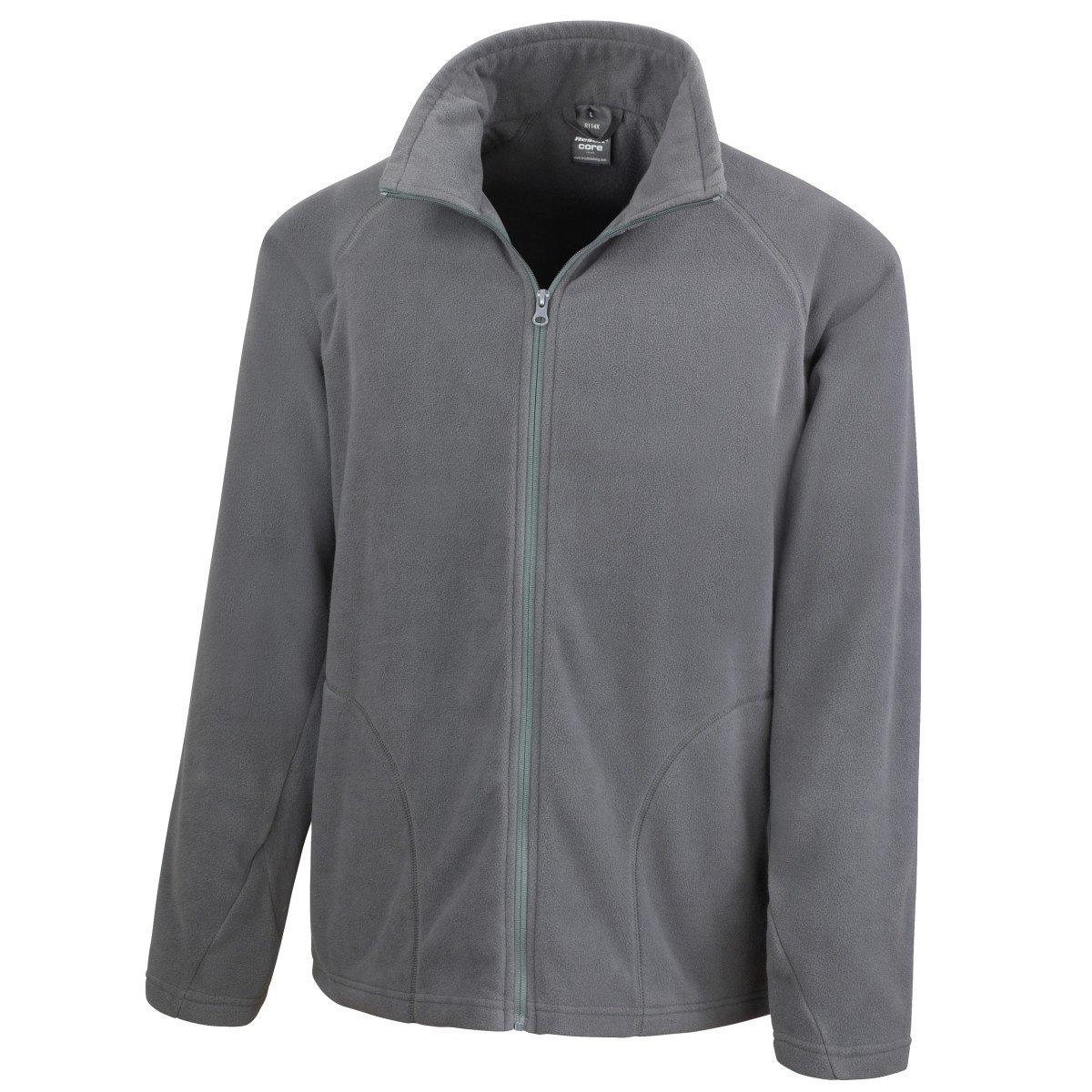 Core Fleecejacke, Antipilling Herren Charcoal Black L von Result