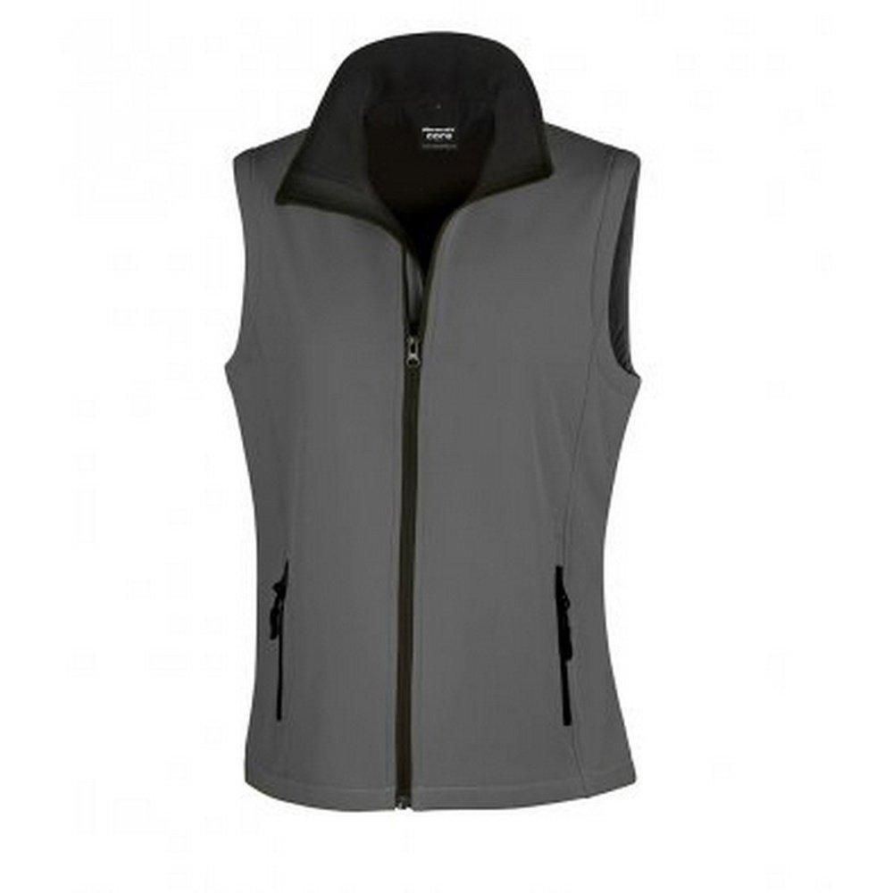 Core Soft Shell Bodywarmer Damen Charcoal Black S von Result