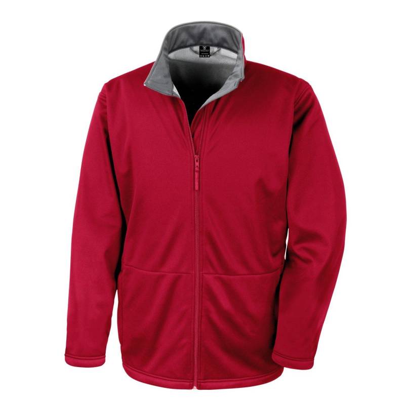 Core Softshelljacke, 3lagig Herren Rot Bunt XS von Result