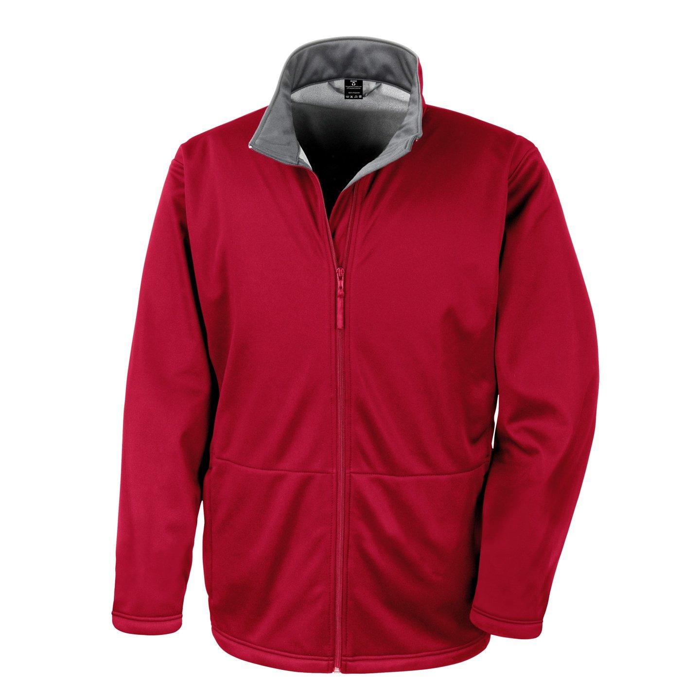 Core Softshelljacke, 3lagig Herren Rot Bunt XXL von Result