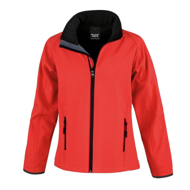 Core Softshelljacke, Bedruckbar Damen Rot Bunt XXL von Result