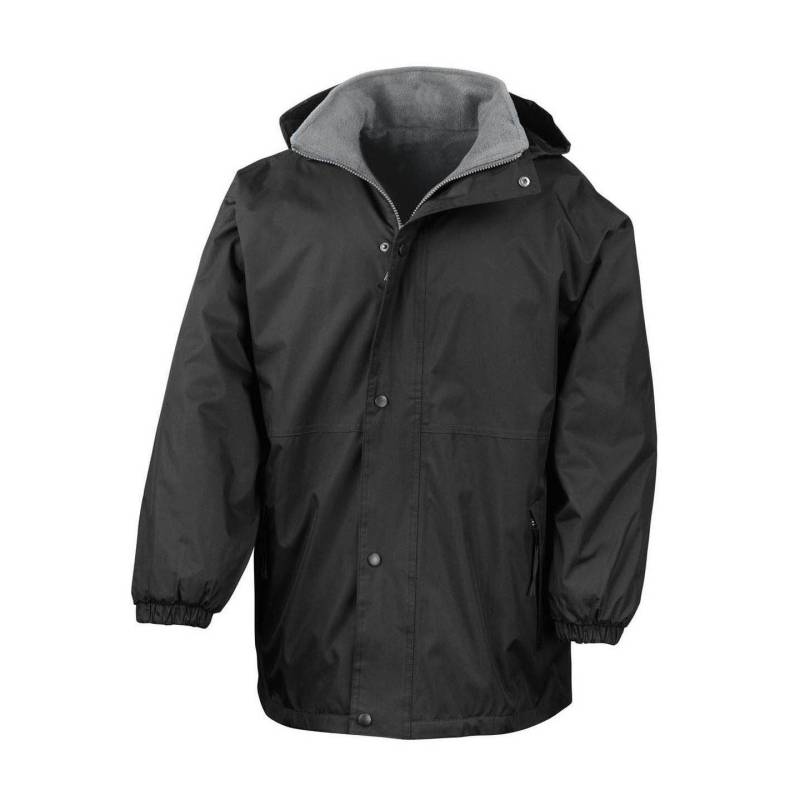 Fleecejacke, Winddicht, Wasserfest Herren Schwarz XL von Result