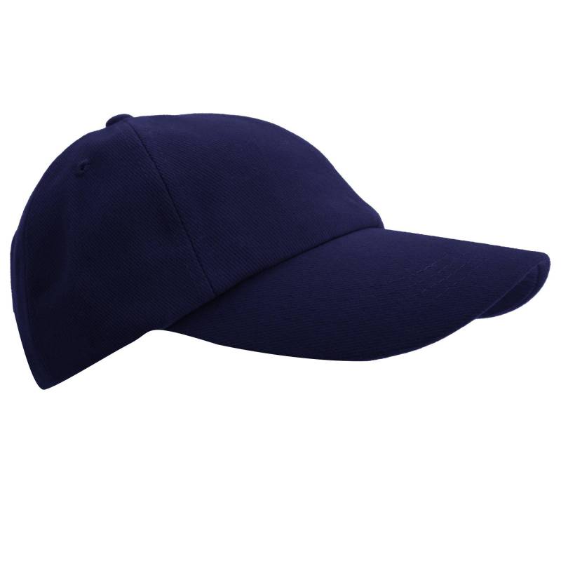 Low Profile Schwerer Gebürsteter Baumwolle Baseball Cap (2er Pack) Herren Marine ONE SIZE von Result